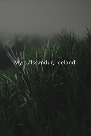Постер Myrdalssandur, Iceland